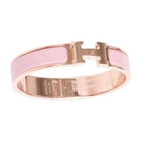 clic clac hermes rose gold|Top 7 Hermès Bracelets You Should Be Collecting Now.